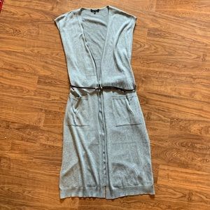 Extra long Hannah belted sweater vest